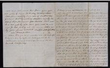 Letter from George Howard